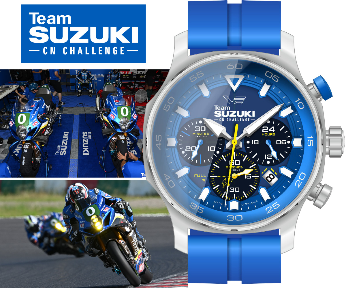チームスズキCNチャレンジ オフィシャルコラボウォッチ限定販売中
