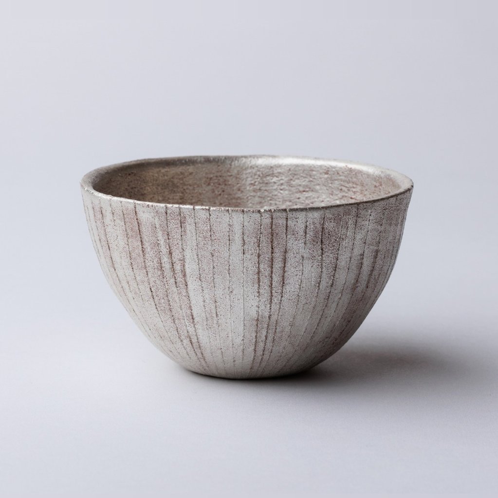 藤平寧 旅持ち茶碗 銀彩S｜創作品モール あるる