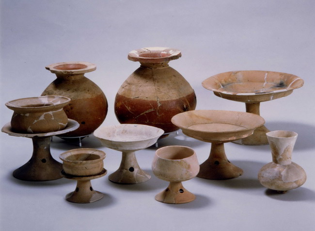 伝】古代土器 南米 古代ペルー 古代インカ 幾何学文様 陶質土器 壺 甕