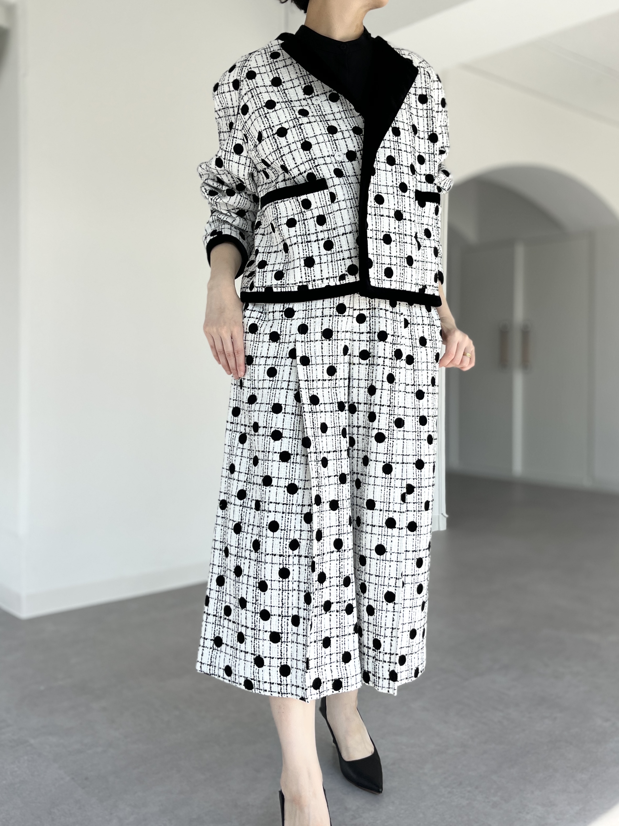 新品未使用タグなし SHE Tokyo Gabriel ガブリエル キュロット 新品未