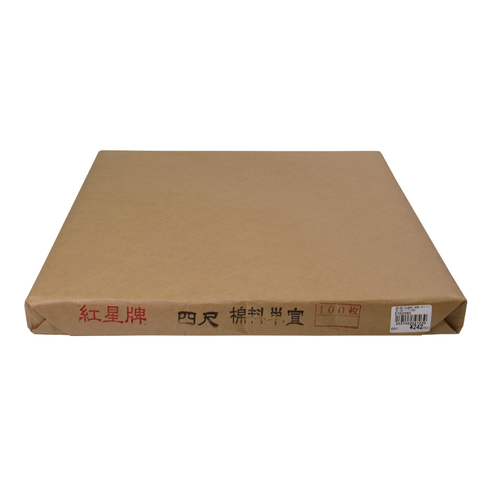 新品未開封】書道水墨画1980年栄宝斎販売した紅星画仙紙最高級折本集