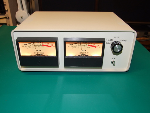 自作ステレオVUメーター174号機（TEACピーク表示機能付） 自作ステレオ