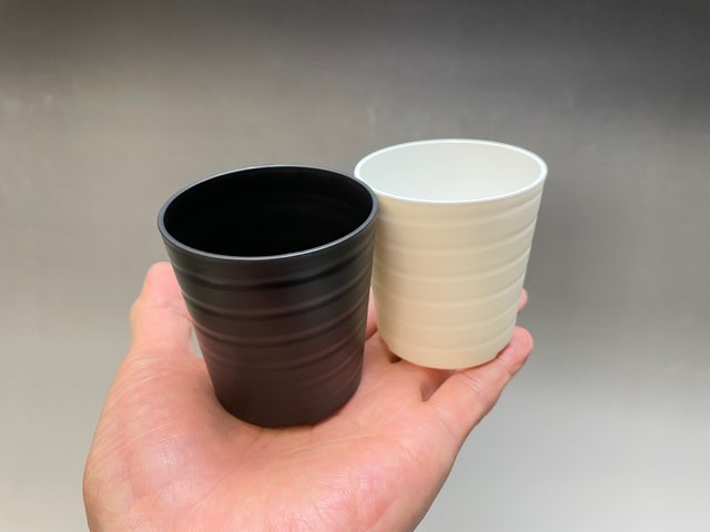 セラアートプラ鉢-2号-マットな白(陶器風プラ鉢)多肉植物・塊根植物