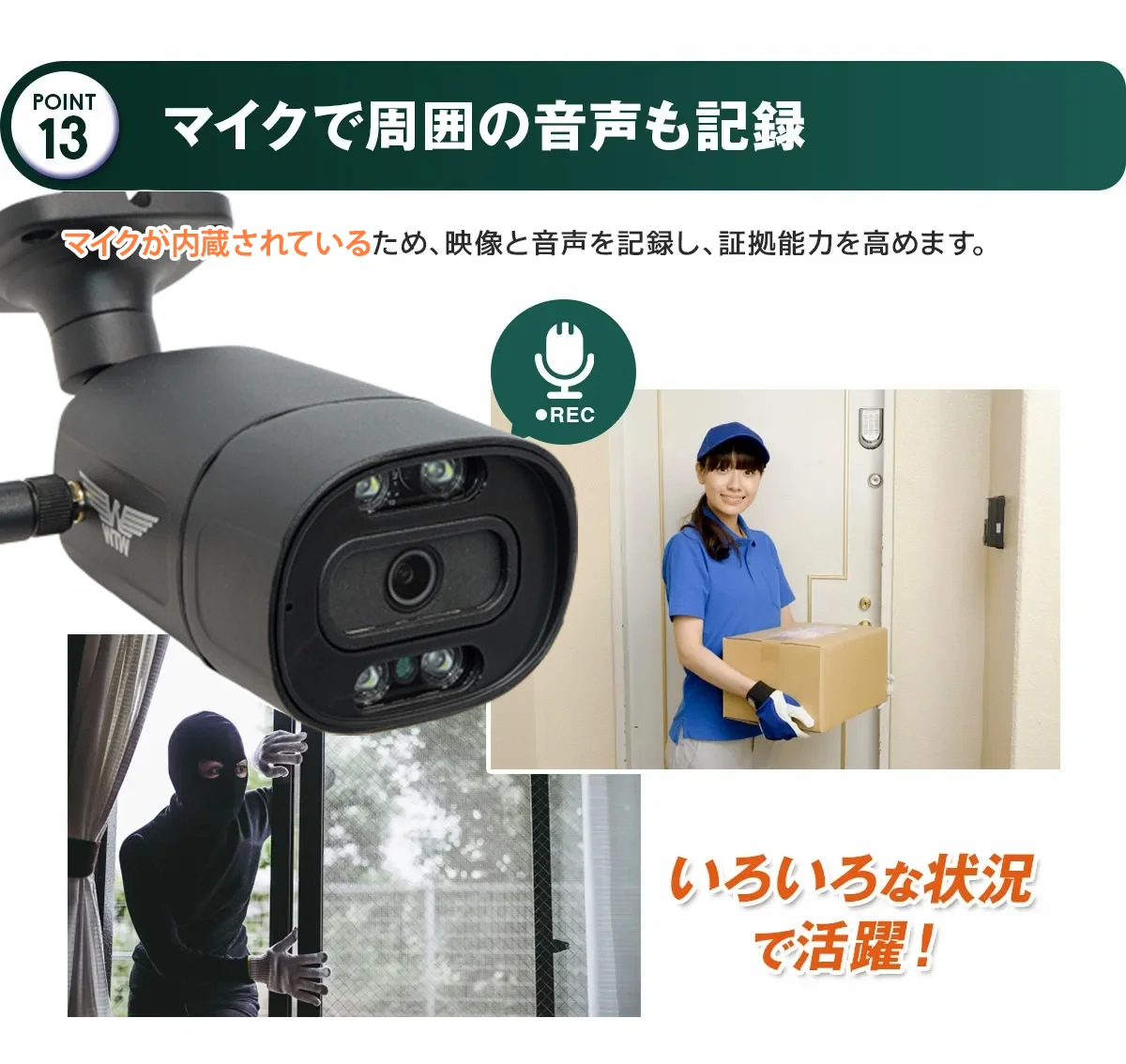 IP CameraViewla IPC07wセキュリティ対策防犯カメラ3個セット IP