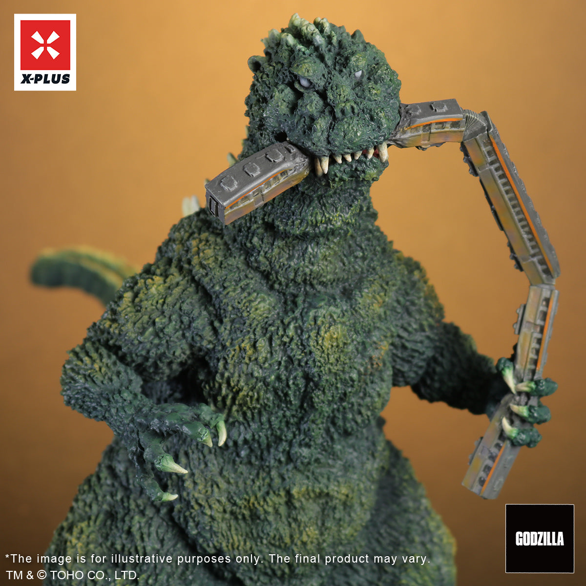 東宝30cmシリーズ ゴジラ1954（トレインバイター）ロビーカードカラー