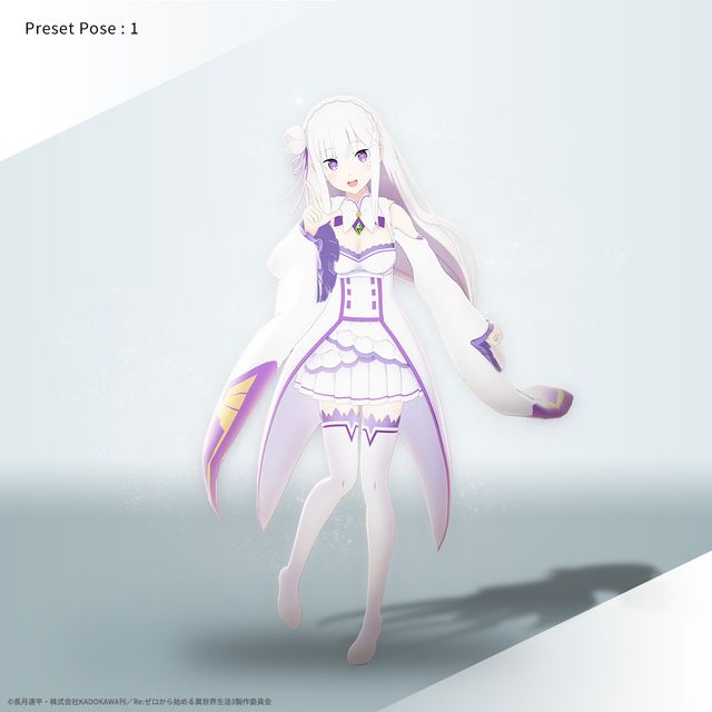 エミリア ホロモデル本体 『Re:ゼロから始める異世界生活』 | X