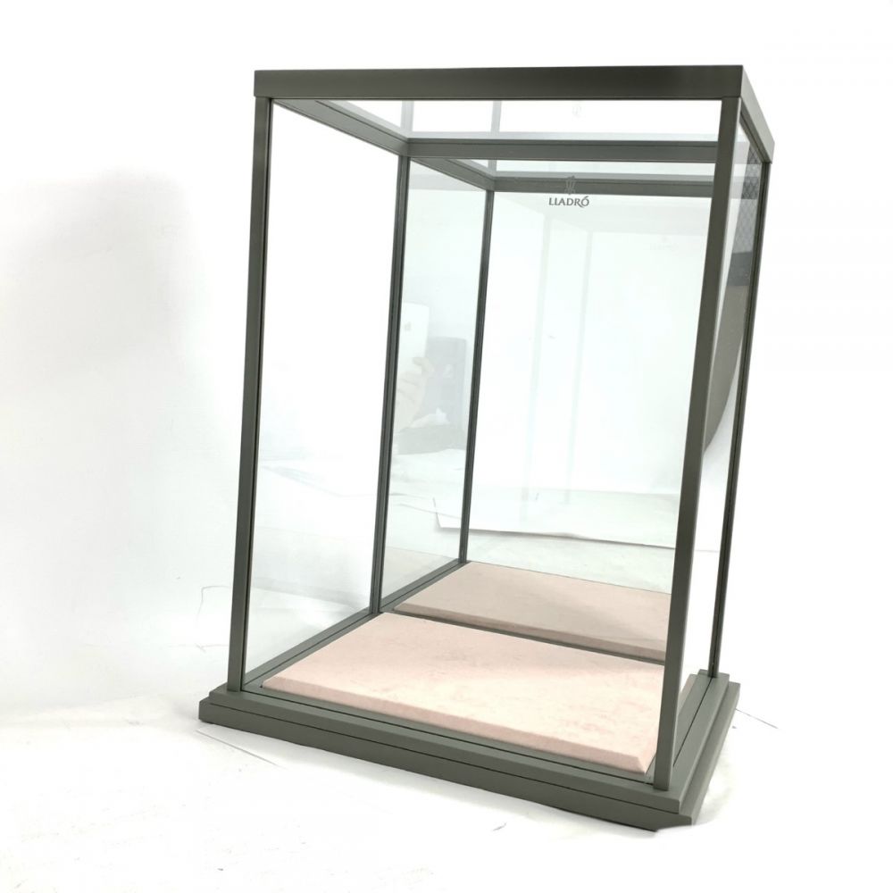 LLADRO リヤドロ 注文 純正大型ガラスケース ショーケース 背面ミラー