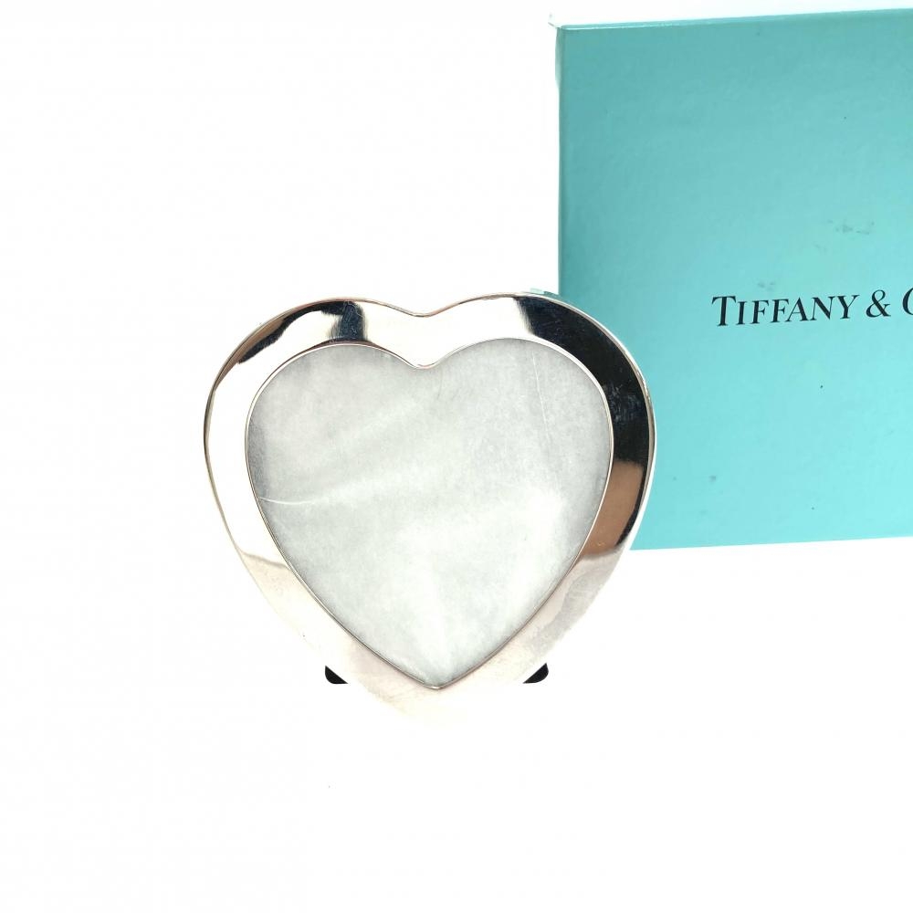 ティファニー/SVフォトフレーム/ハート型/10×9.5㎝/箱付の高価買取