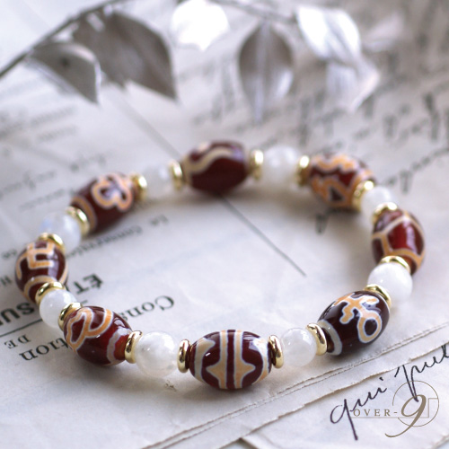 天珠 ブレスレット 作り方を紹介します！OVER-9オリジナルデザイン✨