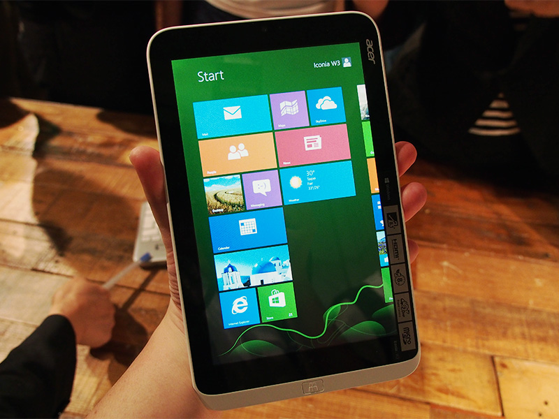 COMPUTEX 2013］Acerが世界初の8インチWindows 8タブレットを発表