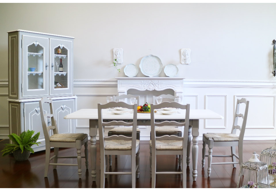 カントリーコーナー（Country Corner) エレガンス 食器棚｜シャビー