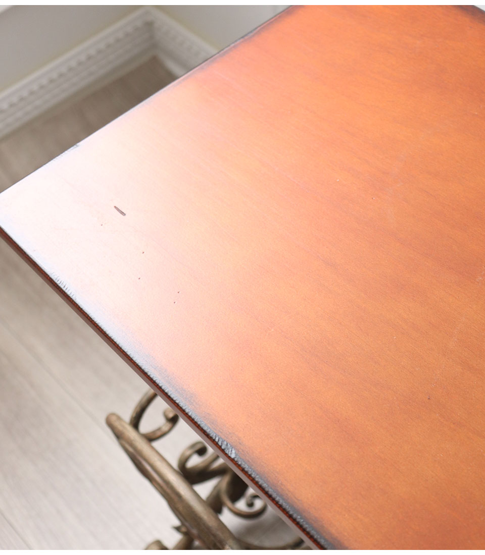 アイアン製 アンティーク調 マガジンラックテーブル 収納付き おしゃれ