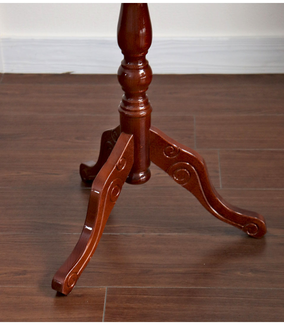 イタリア製クラシカル家具 象嵌 サイドテーブル 花台 飾り台 高さ43cm