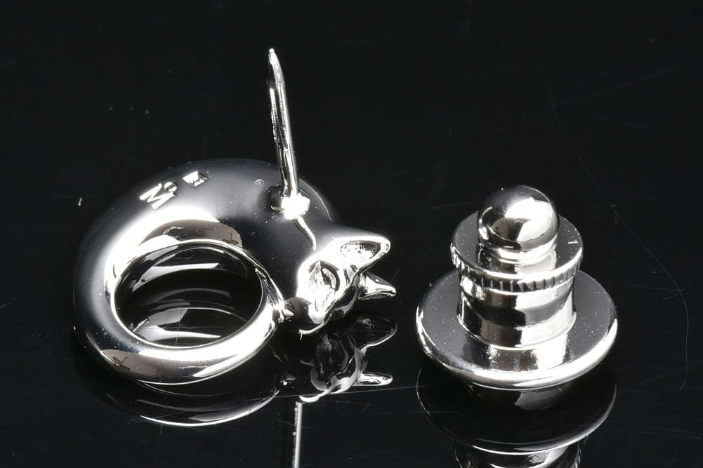 美品♡愛くるしい猫ちゃん♡MIKIMOTO♡ミキモト♡ブローチ