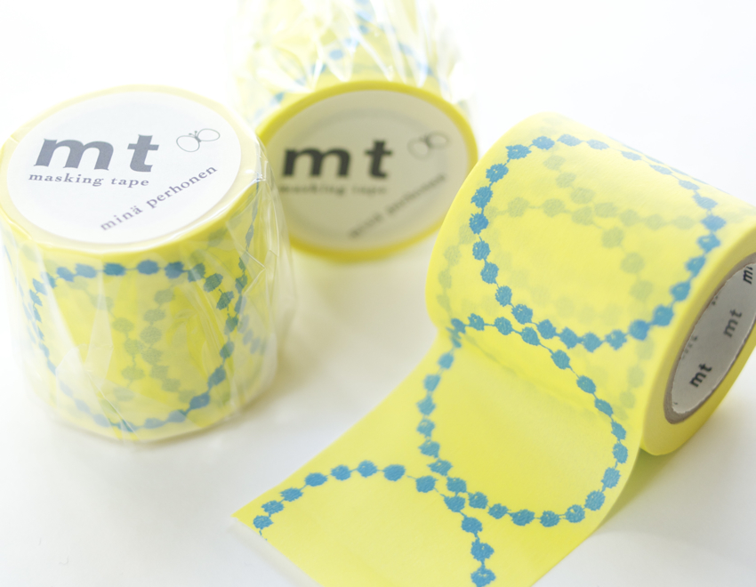 メーカー廃番】mt×ミナ・ペルホネン tambourine grande・yellow