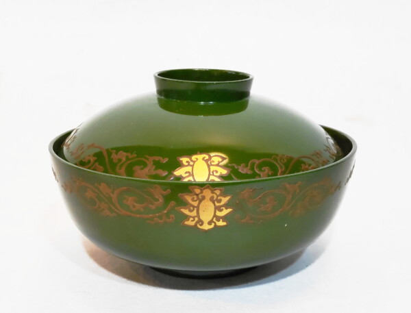 緑漆木椀5客 - 生活骨董の店 やまいく