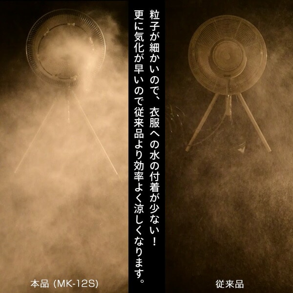 工場扇風機用 ミストキット 自給 水道直結 MK-12SC ナカトミ | 山善