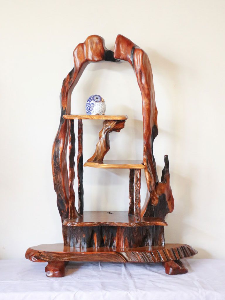 屋久杉 自然リング花器 - 古典木工 | 屋久杉オーダー家具