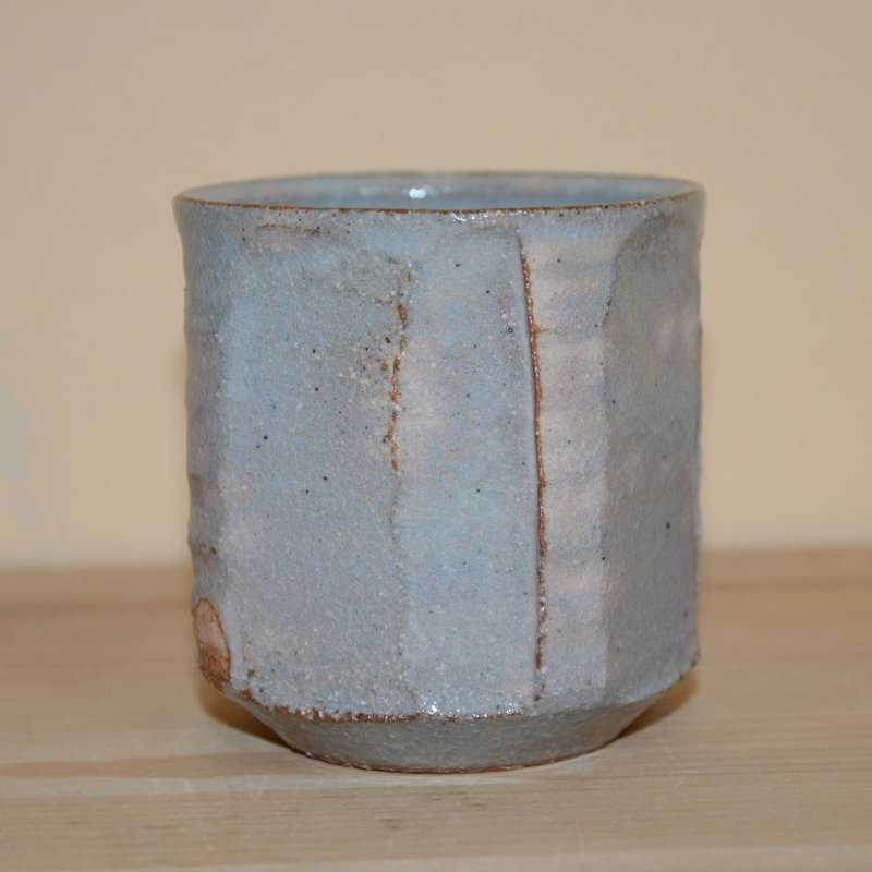 珍品 李朝粉引茶碗 布袋 箱有 掘り出し物 備前焼 山本陶秀 印 朝日焼