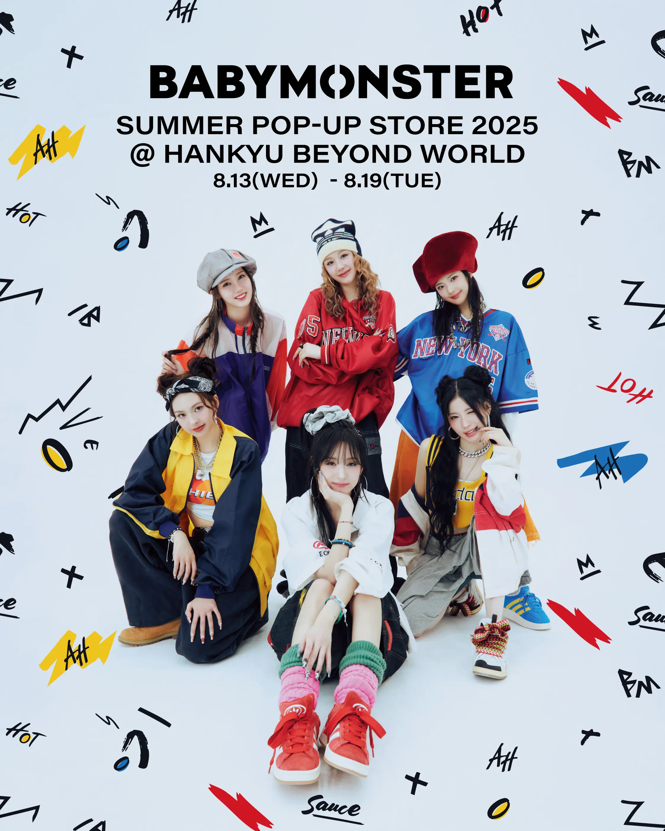 BABYMONSTER SUMMER POP-UP STORE 2025 @ HANKYU BEYOND WORLD』商品