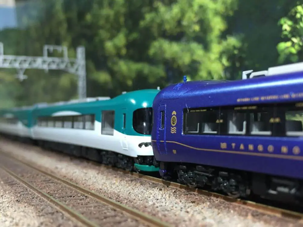 TOMIX485系北近畿（旧製品）6両➕北近畿タンゴ鉄道KTR8000（2両） 京都