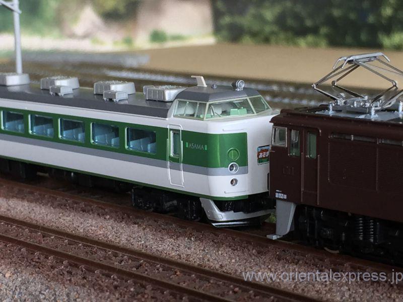 碓氷峠シリーズ！489系「あさま」が入線しました。TOMIX 98248 / 98249