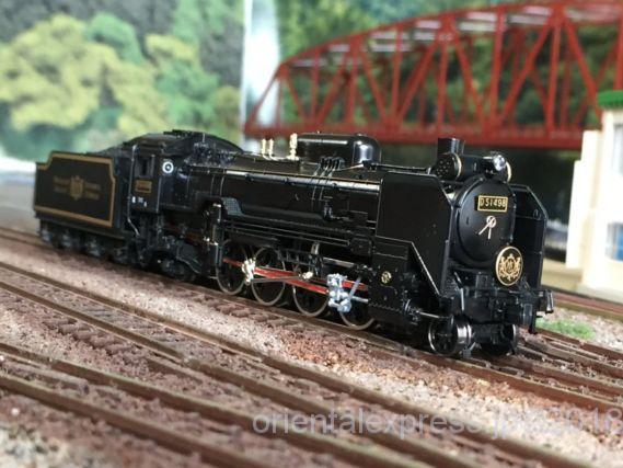 D51 498号機オリエントエクスプレス'88仕様が入線しました。KATO 2016
