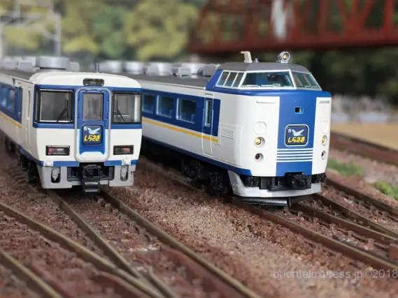 TOMIX 485系 しらさき色（ジャンク品） TOMIX 485系 しらさき色