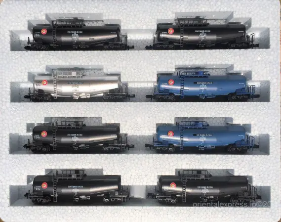 KATO 10-1515 タキ43000日本石油輸送(黒・青・シルバー)8両 Amazon.co
