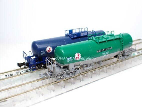 タキ43000+タキ1000 日本オイルターミナルが入線しました。KATO 10