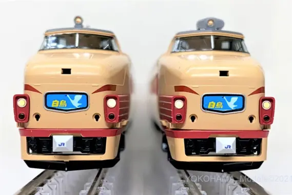 485系特急電車(京都総合運転所・白鳥)が入線です。TOMIX 98385 基本