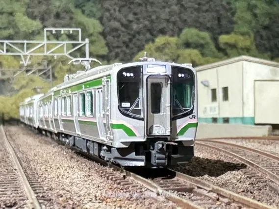 E721系1000番代 P4-1編成が入線しました。MICROACE A7497 | NGaugeJP