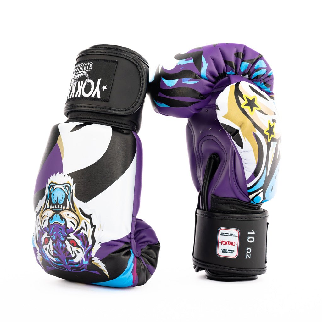 YOKKAO Angry Tiger Boxing Gloves | Premium Muay Thai Gear | YOKKAO