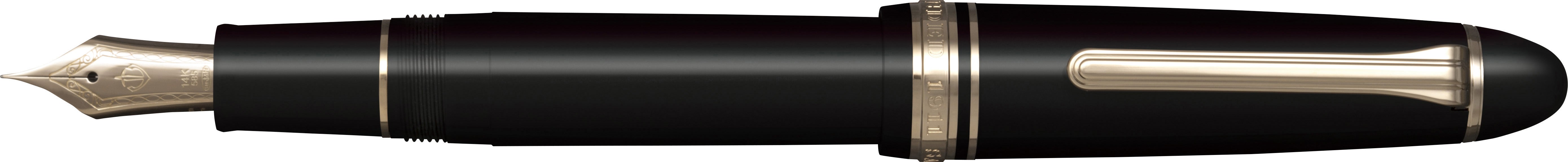 Sailor 1911 Large Fountain Pen - 14K Gold Trim - Black (Coming