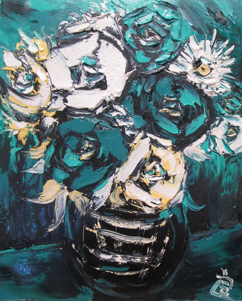 大矢良治◇一期会主宰◇油彩F8号◇153万円／8号