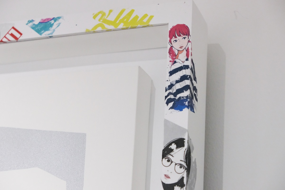 Backside works. アートフェア東京 2024 サイン入りステッカー