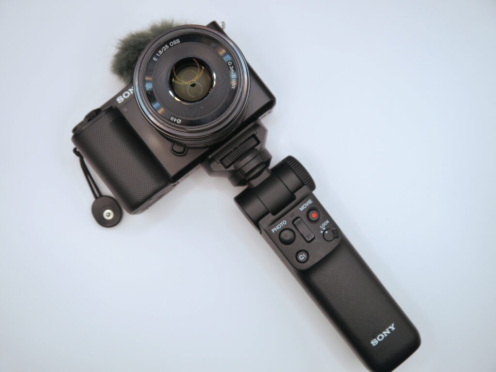 SONY ZV-E10 ミラーレス一眼 シューティンググリップ付き SONY