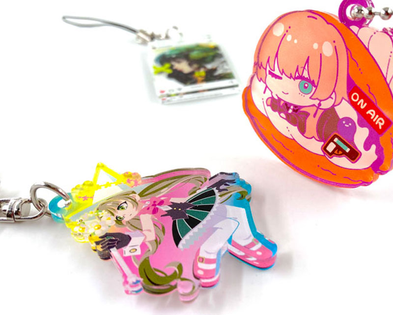 フチなしアクリルキーホルダー | アクリルキーホルダー・同人グッズの