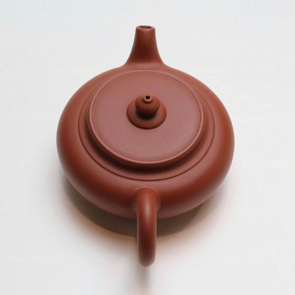 中国 紫砂 朱泥 竹文 蝉摘 急須 茶壷 在銘 C R6164 中国 紫砂 朱泥 竹