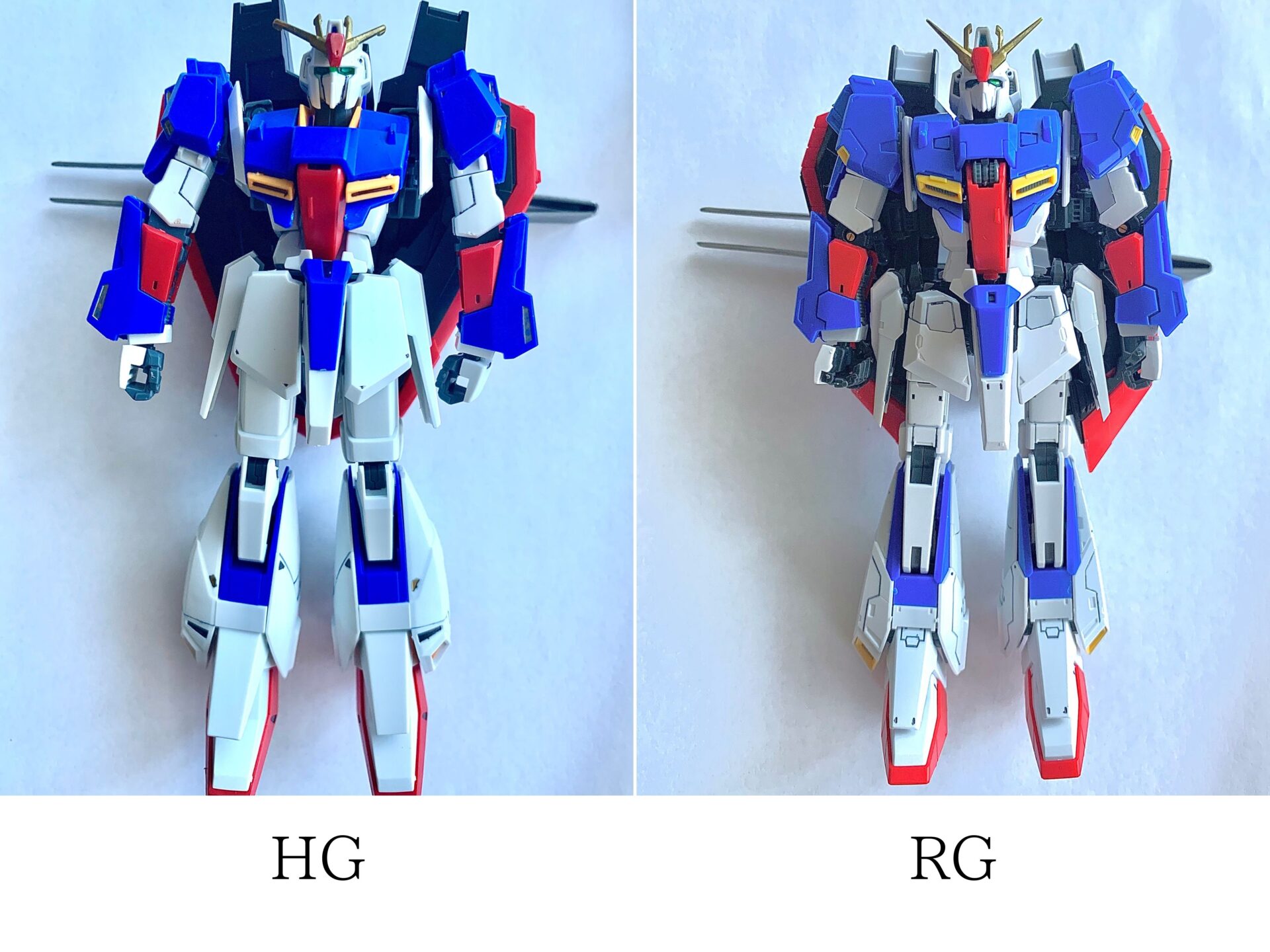 ガンプラ HG RG まとめ売り Zガンダムのガンプラ比較】RGとHG買うなら