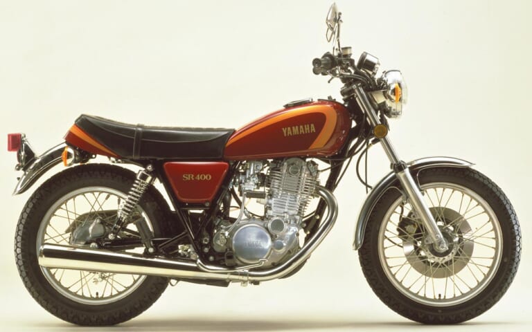 YAMAHA SR400&500 ダイキャストモデル オレンジピール 不変のビッグ