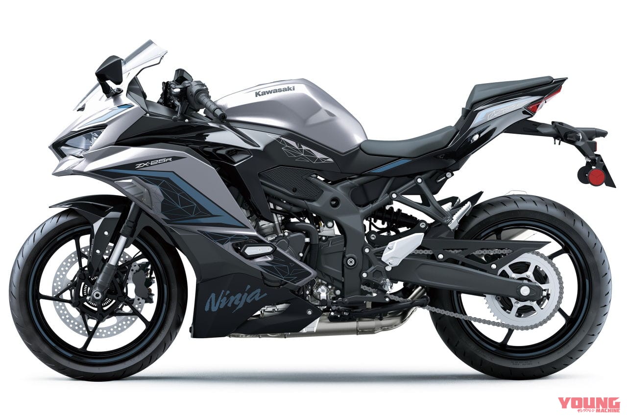 zx25r☆ガソリンタンク☆シルバーメタリック☆2024年モデル☆傷無し美品