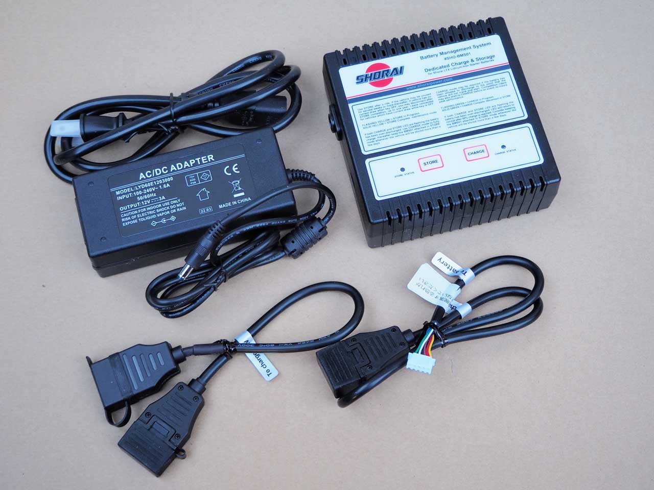 Shorai ショーライバッテリー 専用バッテリー充電器 SHORAI Battery