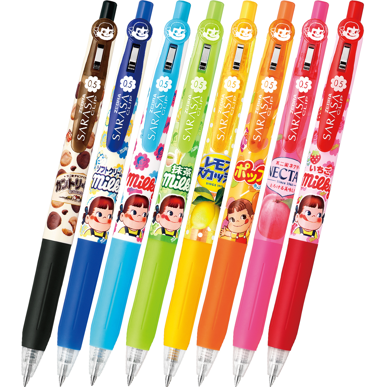 これはトキメク☆不二家と「サラサクリップ」のコラボボールペンが