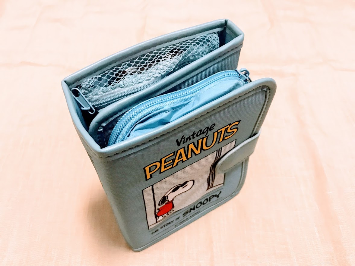 インレッド 11月号』の付録「スヌーピーのブック型ポーチ」は整理整頓