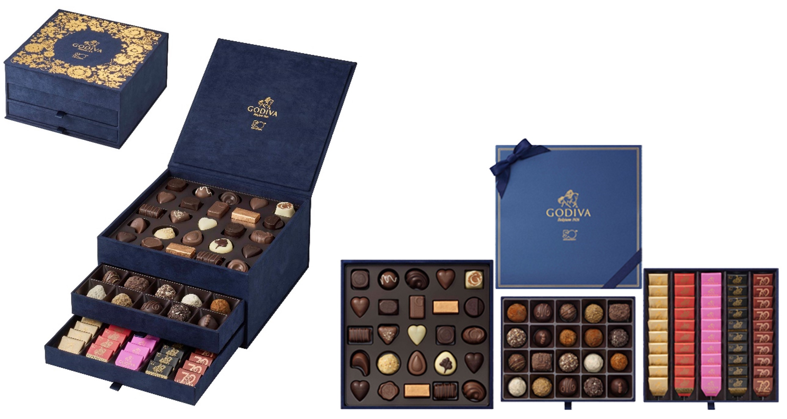 ゴディバ「スーパーラグジュアリーボックス」が豪華すぎ！ 95粒の
