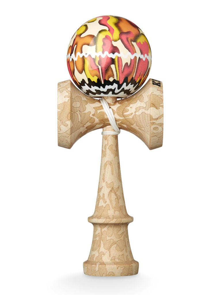 PLASTICITY Kendama, APEX (peach) by KROM - YoYoLoco