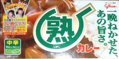 松田聖子さん 親子シート グリコ 熟カレー 非売品 切手じゃない部分