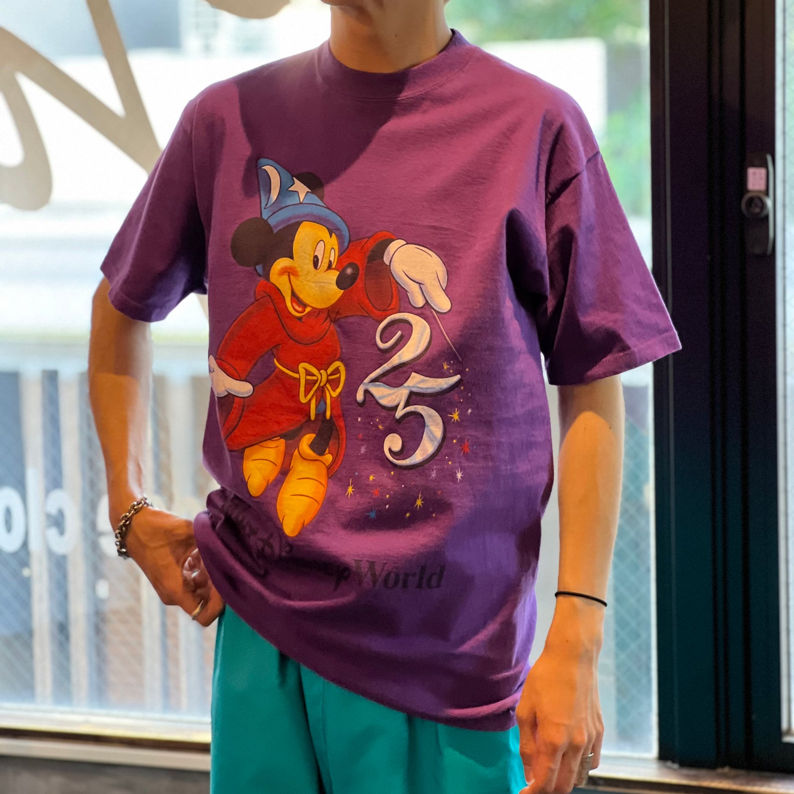 古着Tシャツ】グッドレギュラー 90s MICKEY,INC Disney World 25th
