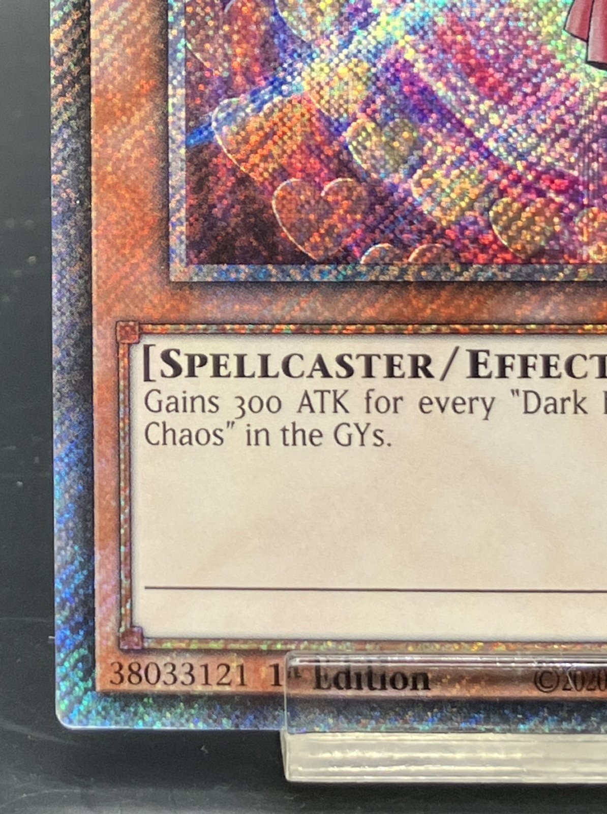 ブラック・マジシャン・ガール プラチナシークレットレア（英語版